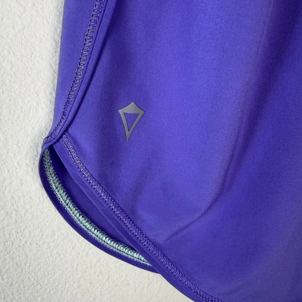 Ivivva Girls Lululemon Active‎ Tank Top Size 8 Purple Racerback Athletic Workout